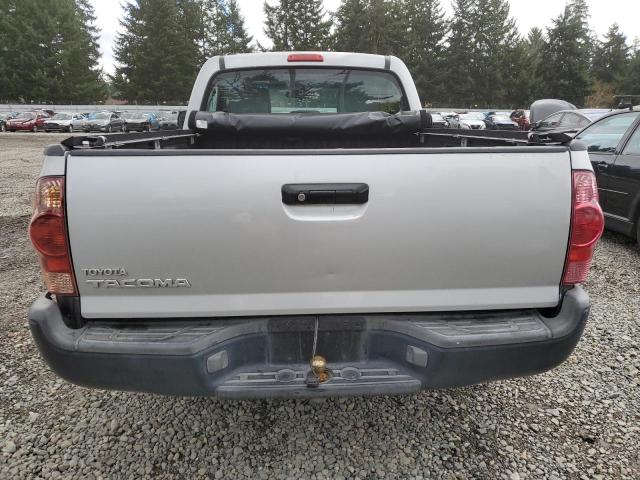 5TENX22N76Z161248 - 2006 TOYOTA TACOMA SILVER photo 6