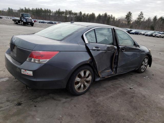 1HGCP26828A115269 - 2008 HONDA ACCORD EXL GRAY photo 3