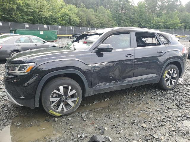 1V2DC2CA1MC219139 - 2021 VOLKSWAGEN ATLAS CROS SE BLACK photo 1