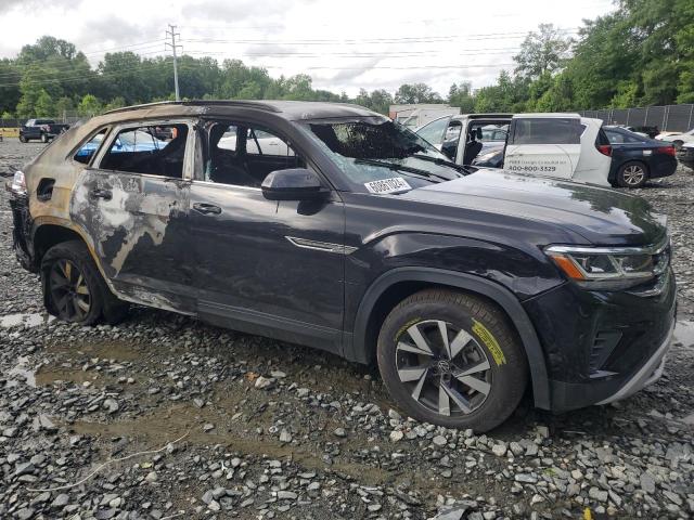 1V2DC2CA1MC219139 - 2021 VOLKSWAGEN ATLAS CROS SE BLACK photo 4