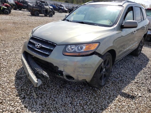 5NMSH13E87H064019 - 2007 HYUNDAI SANTA FE SE GREEN photo 9