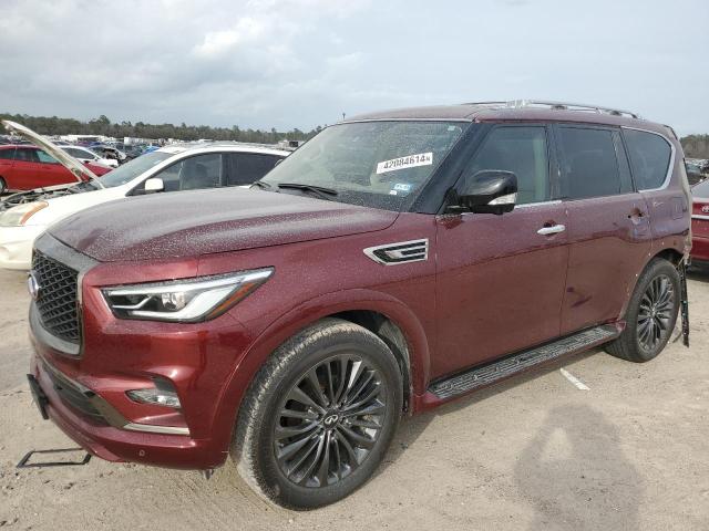 JN8AZ2AF6N9741205 - 2022 INFINITI QX80 LUXE BURGUNDY photo 1