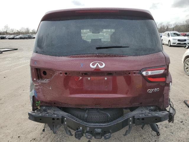 JN8AZ2AF6N9741205 - 2022 INFINITI QX80 LUXE BURGUNDY photo 6