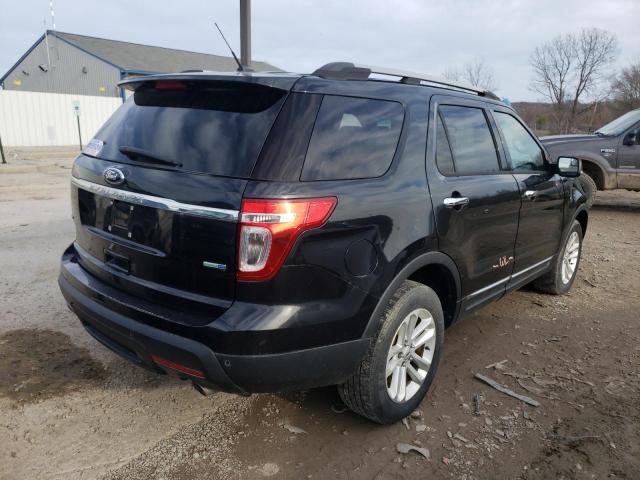 1FM5K8D80EGC50427 - 2014 FORD EXPLORER XLT BLACK photo 3