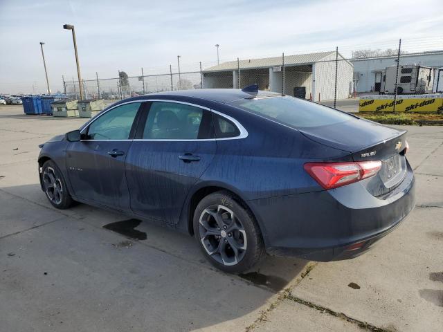 1G1ZD5ST2NF192048 - 2022 CHEVROLET MALIBU LT BLUE photo 2