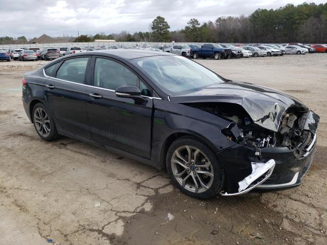 3FA6P0CD4LR154452 - 2020 FORD FUSION SEL BLACK photo 4