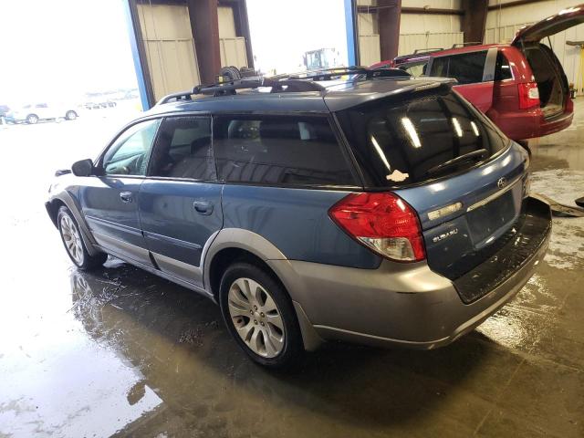 4S4BP66CX97339986 - 2009 SUBARU OUTBACK 2.5I LIMITED BLUE photo 2