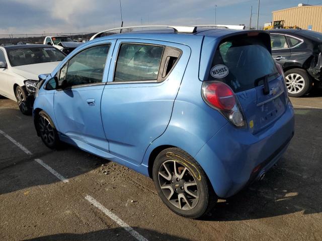 KL8CF6S94EC491715 - 2014 CHEVROLET SPARK 2LT BLUE photo 2