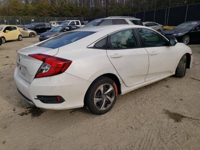 2HGFC2F65LH507597 - 2020 HONDA CIVIC LX WHITE photo 3