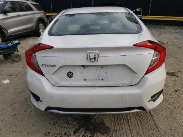 2HGFC2F65LH507597 - 2020 HONDA CIVIC LX WHITE photo 6