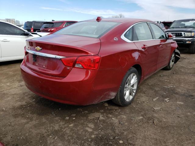 2G1125S36E9134178 - 2014 CHEVROLET IMPALA LT RED photo 3