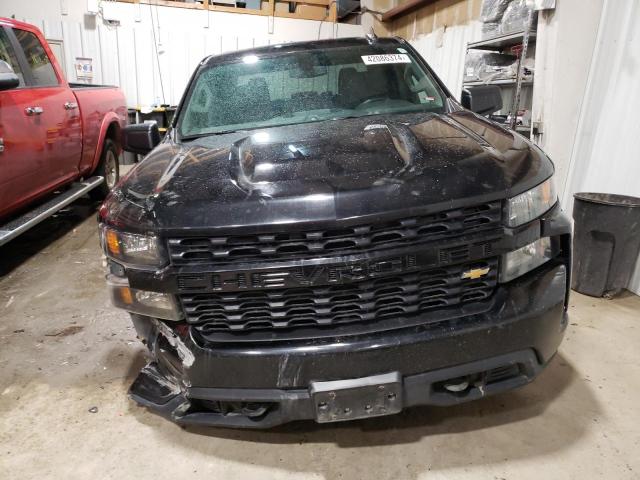 3GCPYBEK7MG465955 - 2021 CHEVROLET SILVERADO K1500 CUSTOM BLACK photo 5