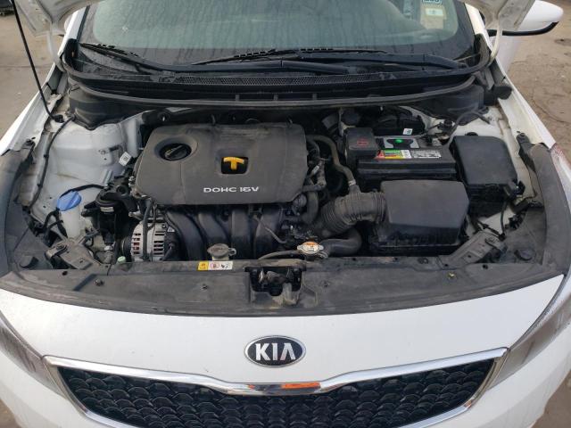 3KPFL4A74HE076876 - 2017 KIA FORTE LX WHITE photo 11