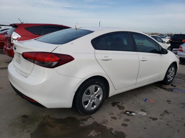 3KPFL4A74HE076876 - 2017 KIA FORTE LX WHITE photo 3