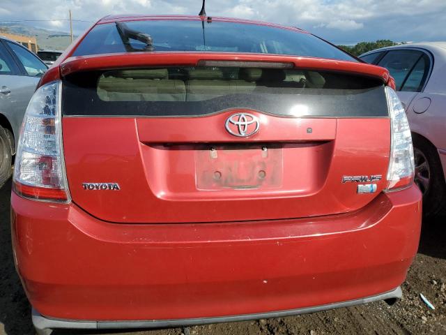 JTDKB20UX97843063 - 2009 TOYOTA PRIUS RED photo 6