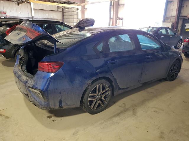 3KPF34AD1KE104274 - 2019 KIA FORTE GT LINE BLUE photo 3