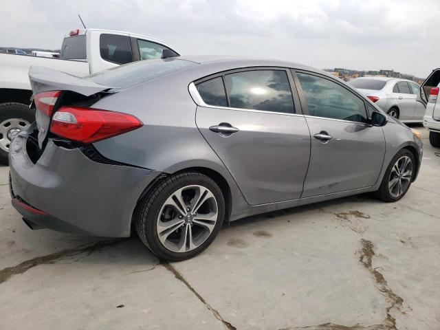 KNAFZ4A80F5386326 - 2015 KIA FORTE EX GRAY photo 3