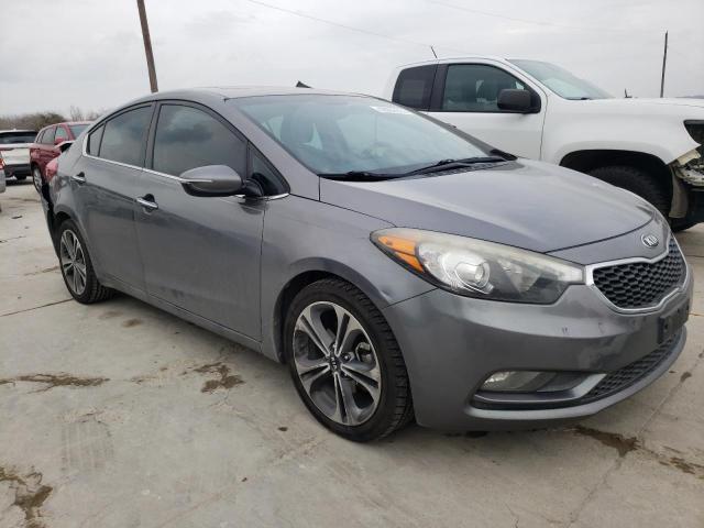 KNAFZ4A80F5386326 - 2015 KIA FORTE EX GRAY photo 4