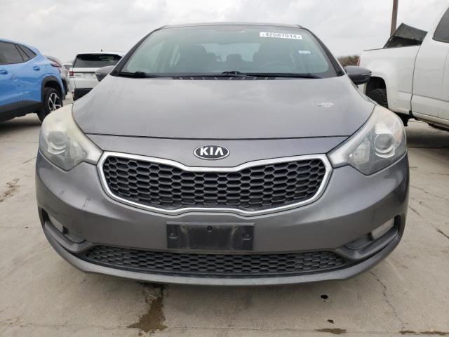 KNAFZ4A80F5386326 - 2015 KIA FORTE EX GRAY photo 5