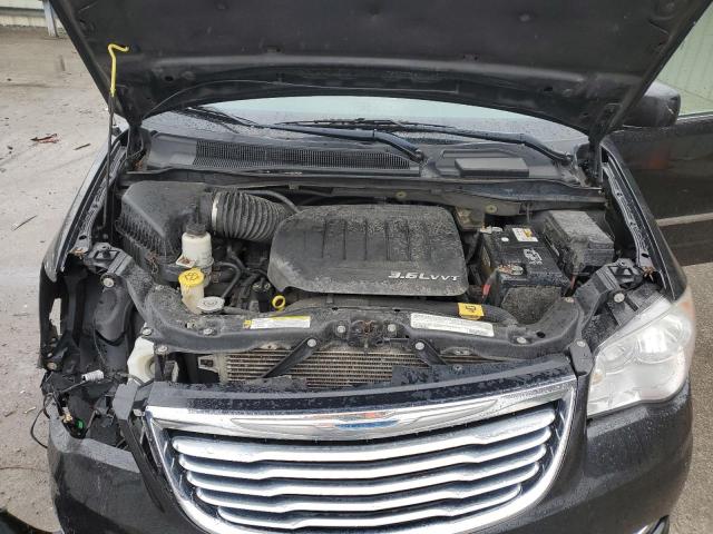 2C4RC1BG1CR375033 - 2012 CHRYSLER TOWN & COU TOURING შავი ფოტო 12