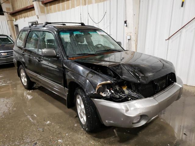 JF1SG65664H701529 - 2004 SUBARU FORESTER 2.5XS შავი ფოტო 4