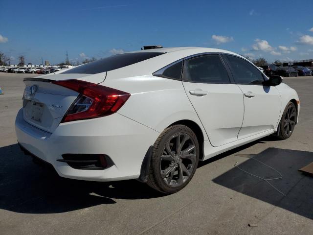 19XFC2F88LE013049 - 2020 HONDA CIVIC SPORT WHITE photo 3