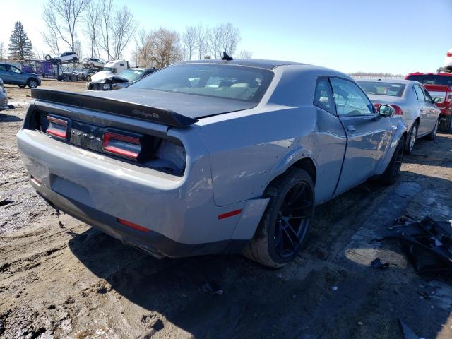 2C3CDZFJ6NH104148 - 2022 DODGE CHALLENGER R/T SCAT PACK GRAY photo 3