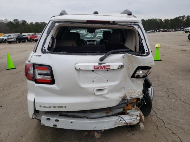 1GKKRRKD2GJ321243 - 2016 GMC ACADIA SLT-1 WHITE photo 6