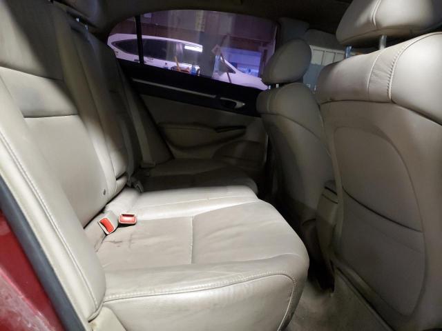 1HGFA16989L006743 - 2009 HONDA CIVIC EXL ბურგუნდია ფოტო 10