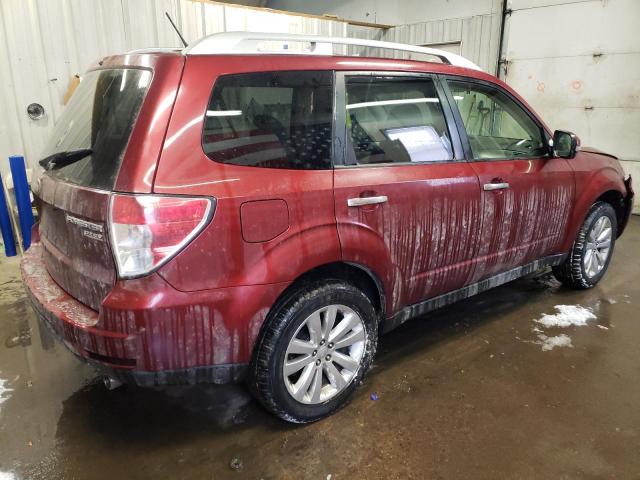 JF2SHAGCXCH445442 - 2012 SUBARU FORESTER TOURING 栗色 照片 3