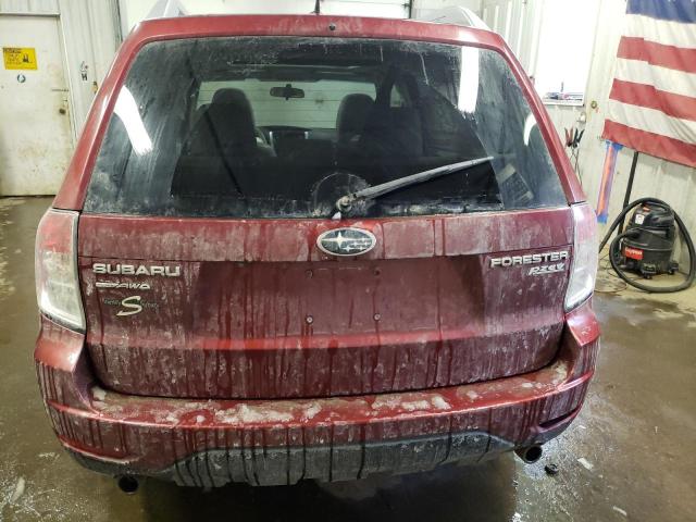 JF2SHAGCXCH445442 - 2012 SUBARU FORESTER TOURING MAROON photo 6