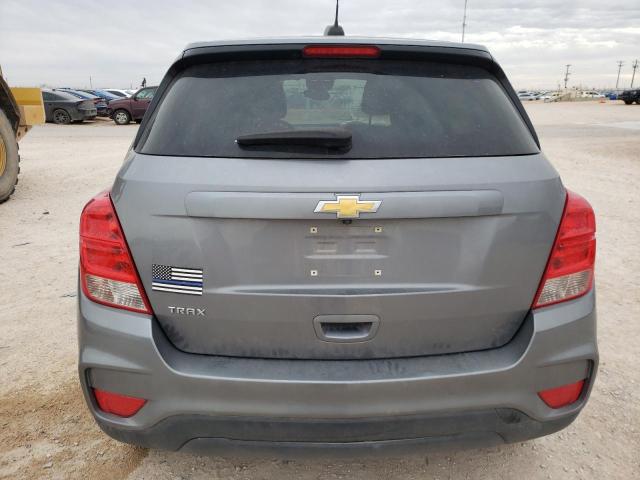 3GNCJKSB7LL307961 - 2020 CHEVROLET TRAX LS GRAY photo 6