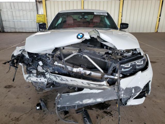 3MW5R1J04N8C24477 - 2022 BMW 330I WHITE photo 5