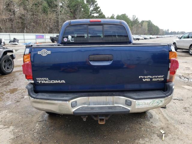5TEJU62N45Z064344 - 2005 TOYOTA TACOMA DOUBLE CAB PRERUNNER BLUE photo 6