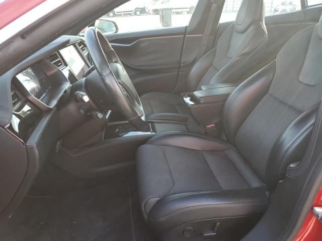 5YJSA1E22JF295787 - 2018 TESLA MODEL S წითელი ფოტო 7