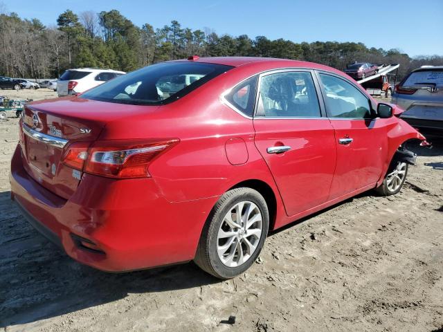 3N1AB7AP4JL632980 - 2018 NISSAN SENTRA S RED photo 3