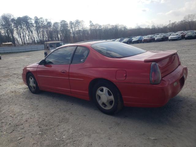 2G1WX12K149364698 - 2004 CHEVROLET MONTE CARL SS RED photo 2