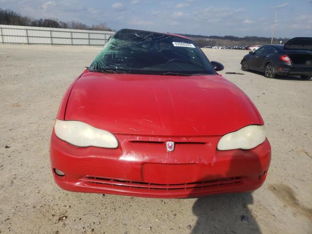 2G1WX12K149364698 - 2004 CHEVROLET MONTE CARL SS RED photo 5