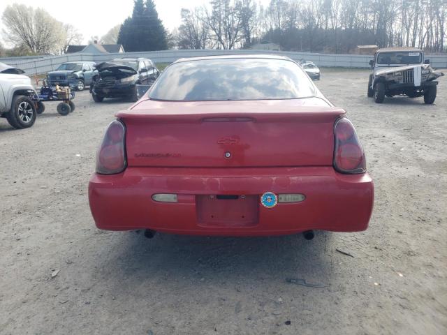 2G1WX12K149364698 - 2004 CHEVROLET MONTE CARL SS RED photo 6