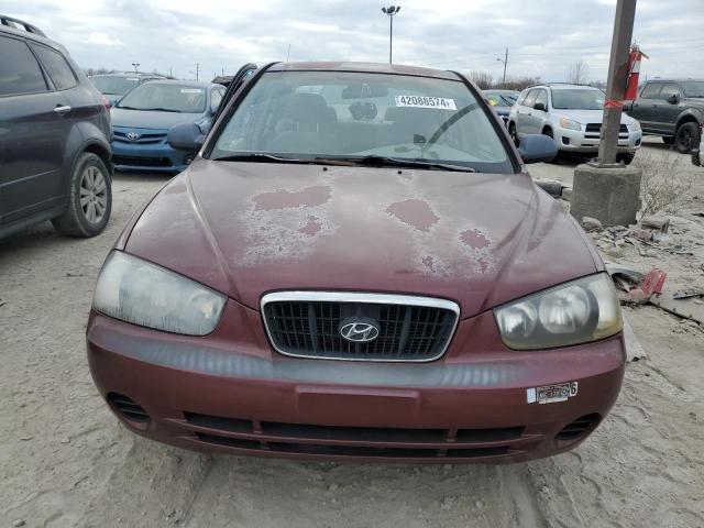 KMHDN45D01U146359 - 2001 HYUNDAI ELANTRA GLS BURGUNDY photo 5