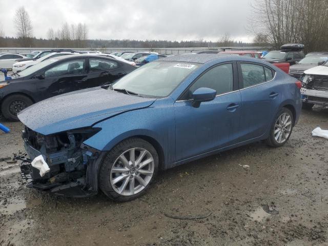 JM1BN1V79H1143668 - 2017 MAZDA 3 TOURING BLUE photo 1