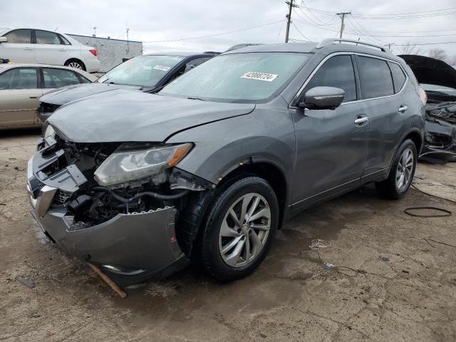 5N1AT2MVXFC799169 - 2015 NISSAN ROGUE S GRAY photo 1