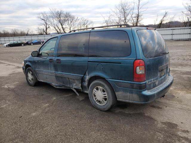 1GNDX03E72D293824 - 2002 CHEVROLET VENTURE GREEN photo 2