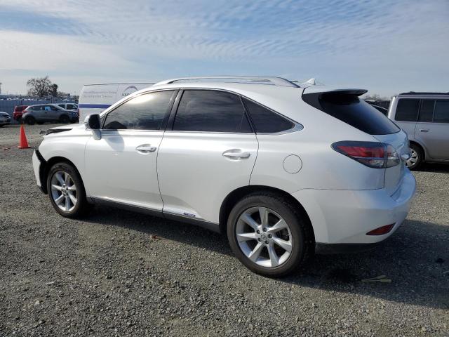 JTJZB1BA5D2007160 - 2013 LEXUS RX 450 WHITE photo 2