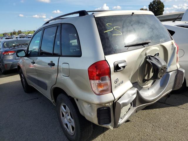 JTEGH20V230118517 - 2003 TOYOTA RAV4 GOLD photo 2