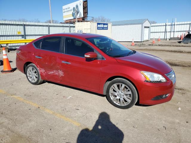 3N1AB7APXDL648962 - 2013 NISSAN SENTRA S RED photo 4