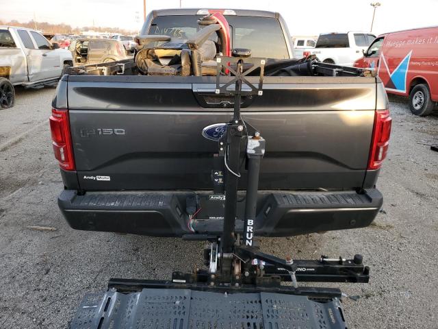 1FTFX1EG4FFA14765 - 2015 FORD F150 SUPER CAB BLACK photo 6