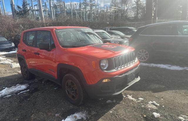 ZACCJBAH3HPG04657 - 2017 JEEP RENEGADE SPORT ORANGE photo 1