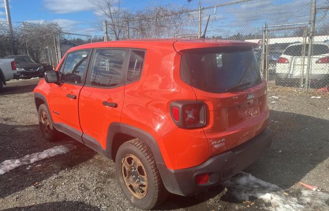 ZACCJBAH3HPG04657 - 2017 JEEP RENEGADE SPORT ORANGE photo 3