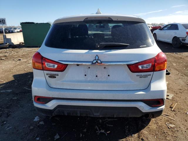 JA4AR3AU8KU010097 - 2019 MITSUBISHI OUTLANDER ES WHITE photo 6